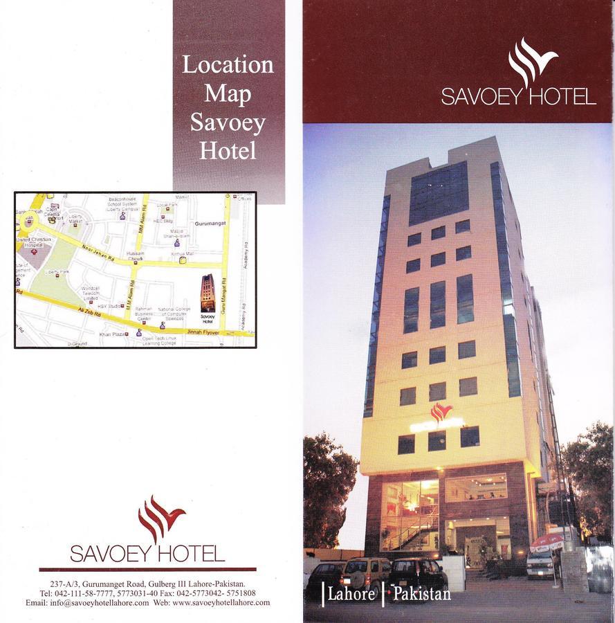 Savoey Hotel Lahore Esterno foto